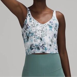 Lululemon Align Crop Tank Top Kaleidofloral Multi Sz 8
